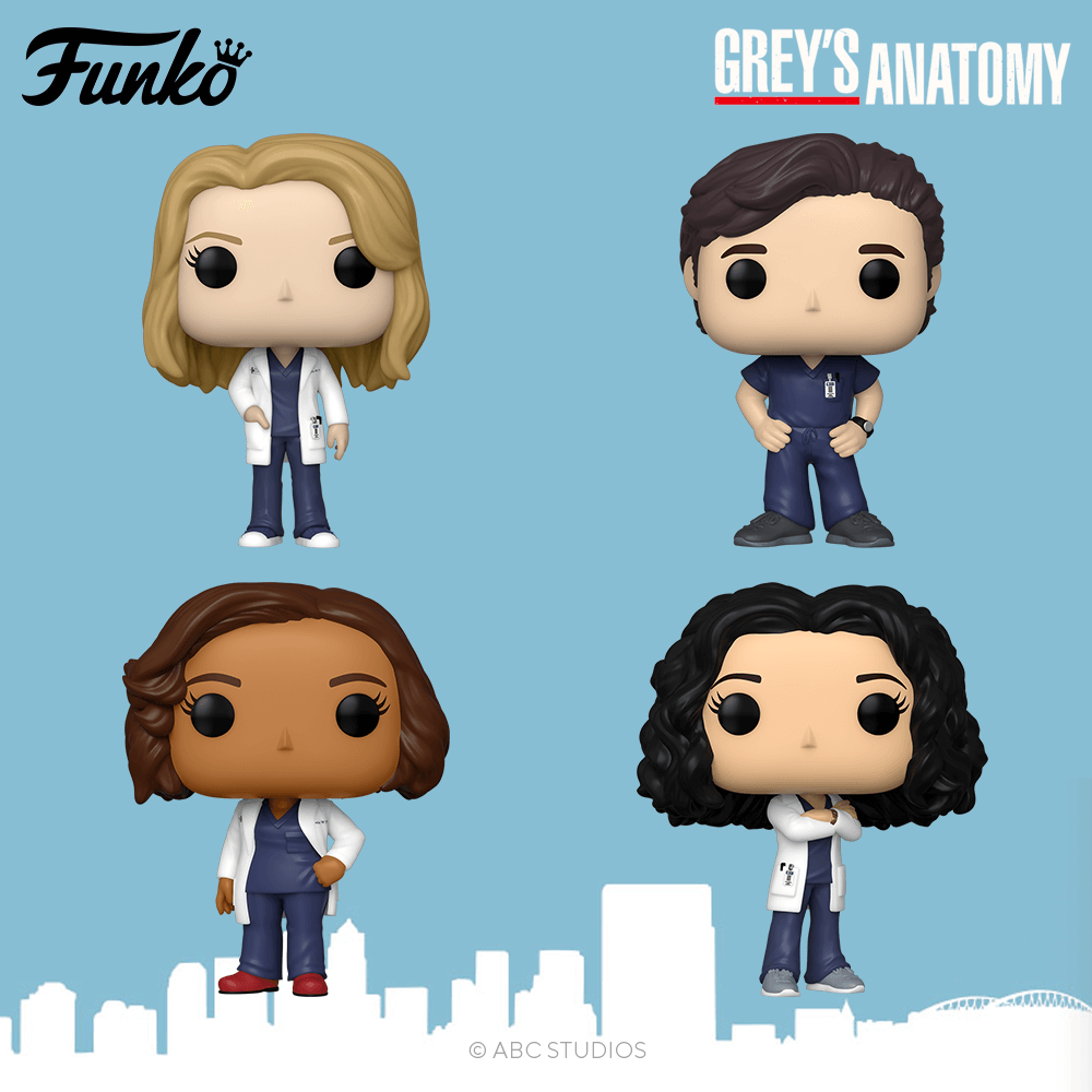 The first POP figurines of Grey's Anatomy
