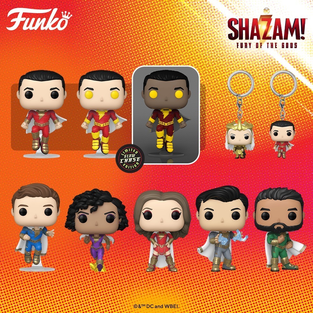 Funko unveils the first 11 POPs of the movie Shazam! Fury of the Gods