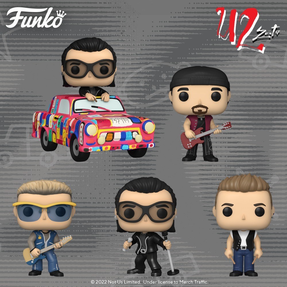 U2 Zoo TV Tour’s Funko POP are here