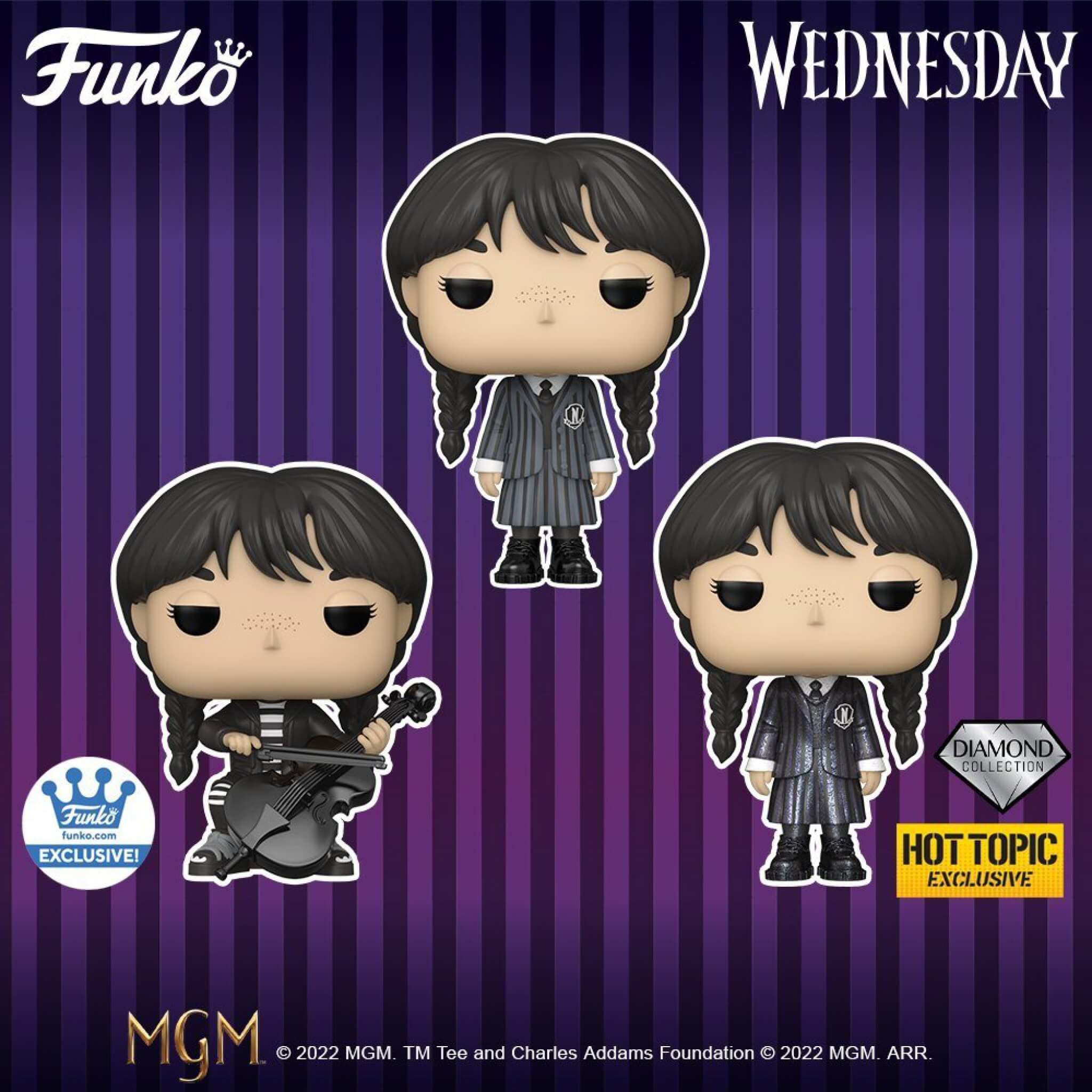 The first POPs of Wednesday Addams