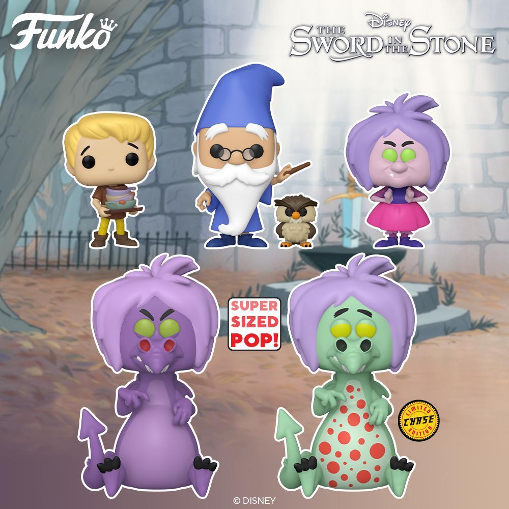 The characters of The Sword in the Stone in POP