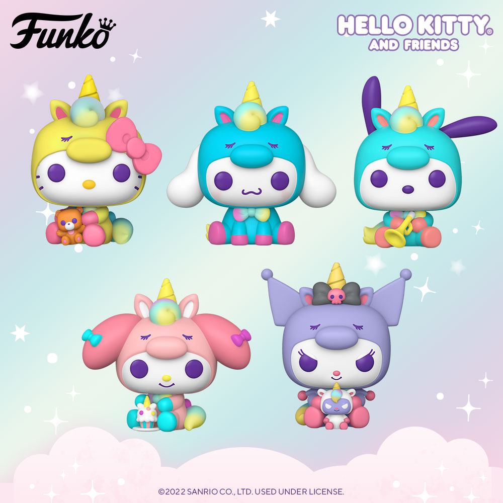 5 POP of Hello Kitty and her friends as unicorns | POP! Figures