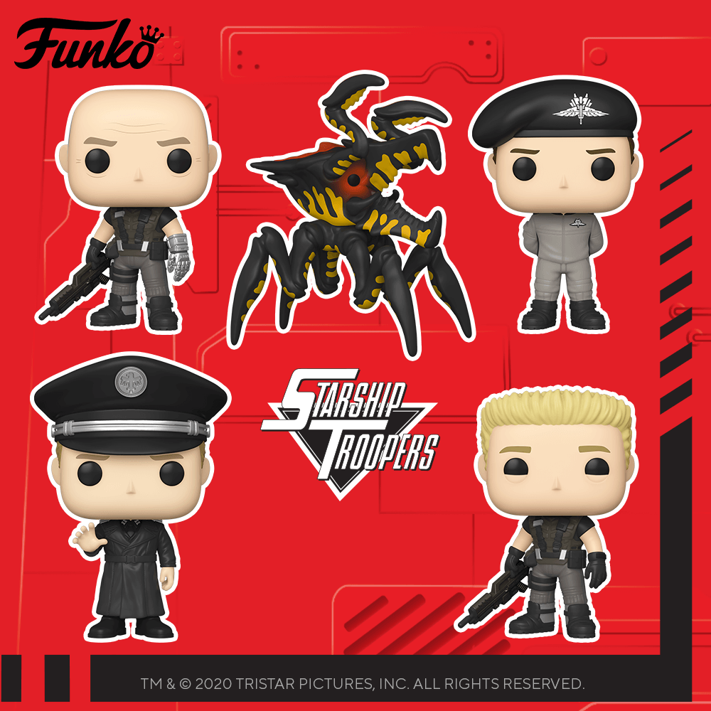 Five new POPs from Starship Troopers' movie