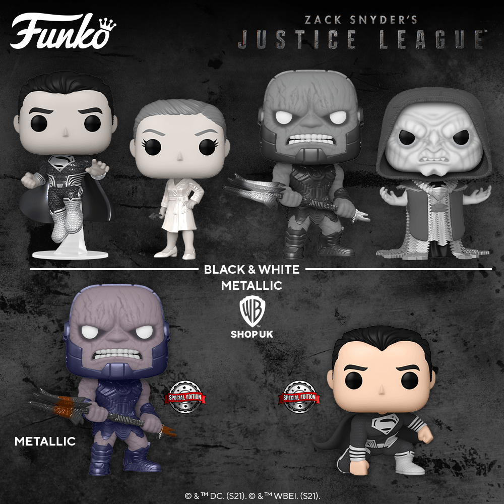 zack snyder's justice league pop funko