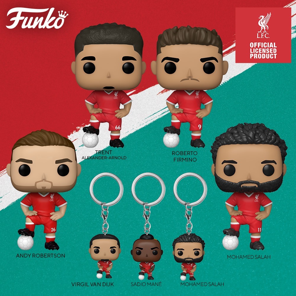 4 Liverpool FC players new Funko POP