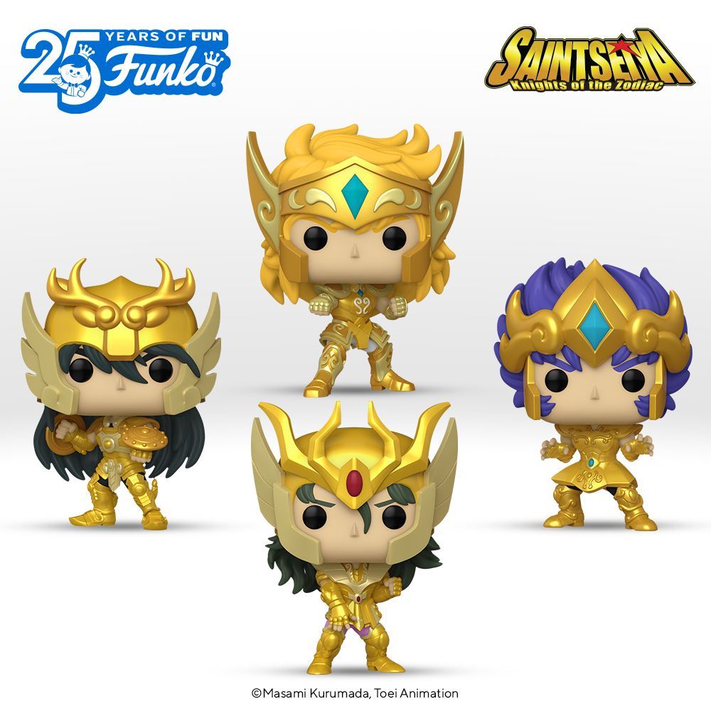 Four new Knights of the Zodiac in Funko POP