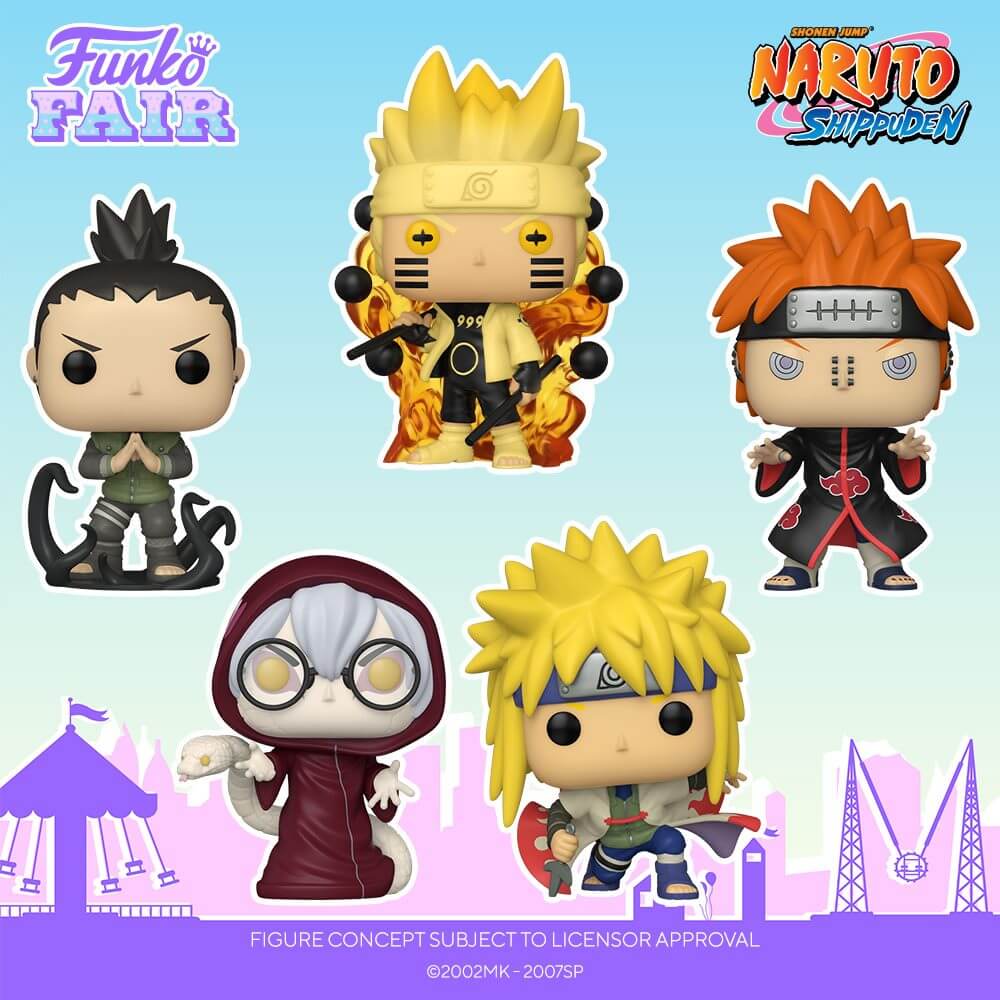 A flood of new POP Naruto at the Funko Fair