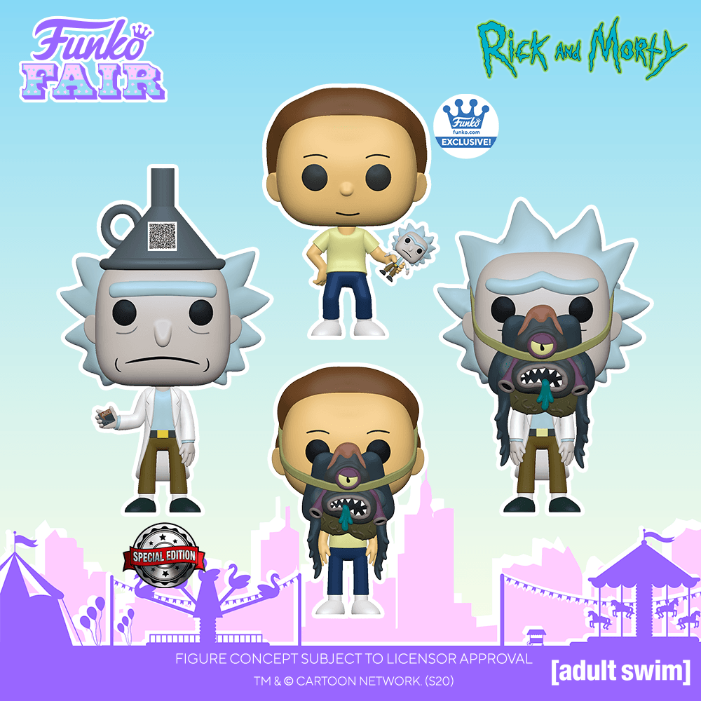 Flood of POPs Rick and Morty
