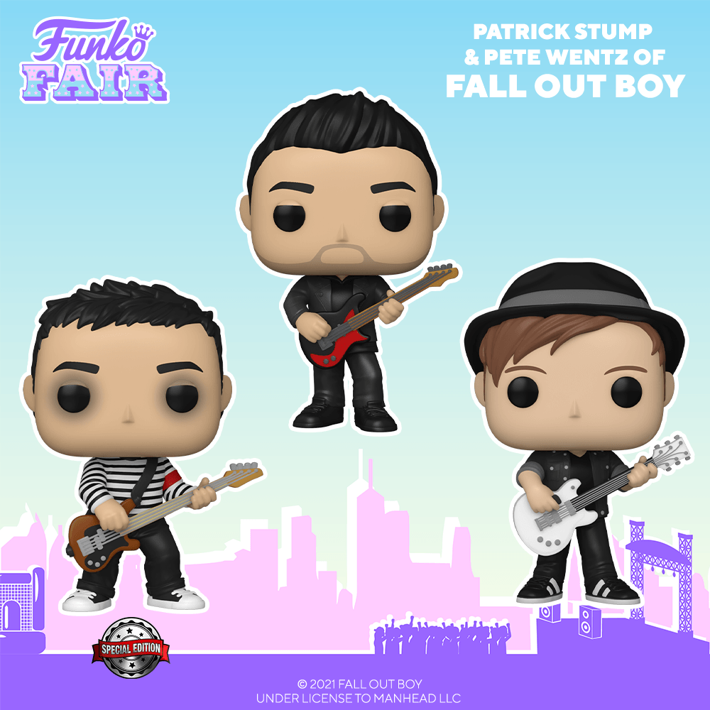 Out Boy's band POPified POP! Figures