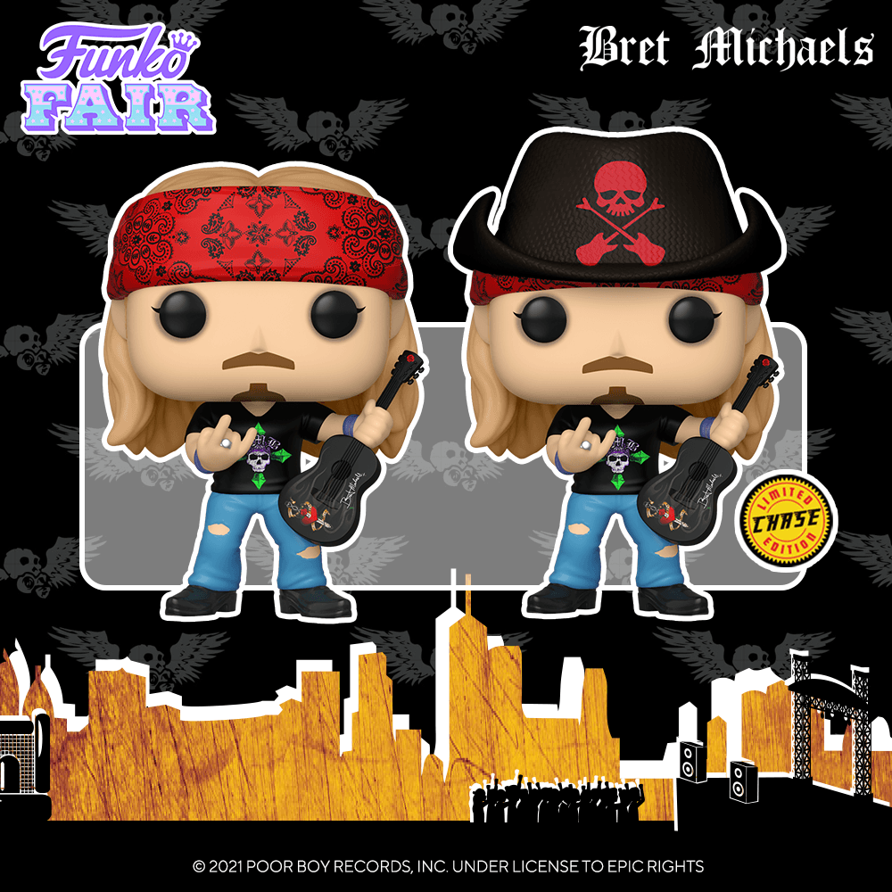 A POP of singer Bret Michaels