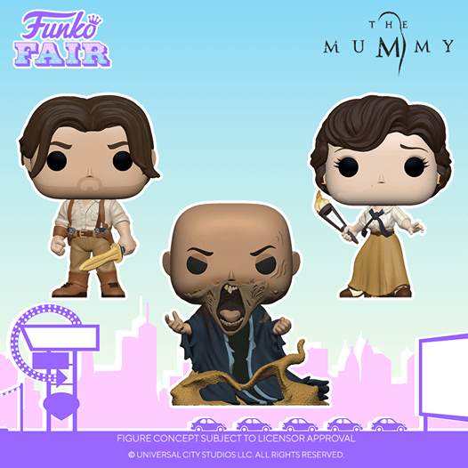 Three new POP from The Mummy Movie