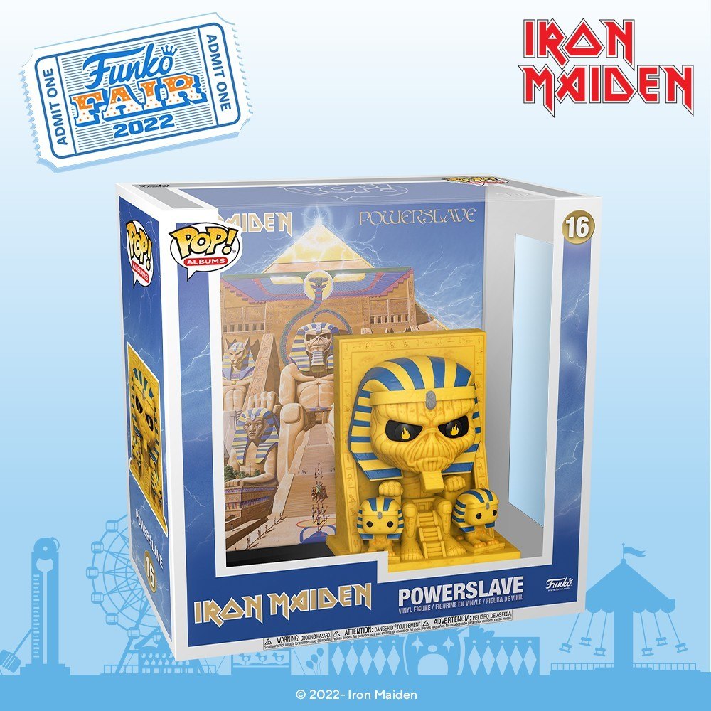 Iron Maiden's Powerslave album available in POP