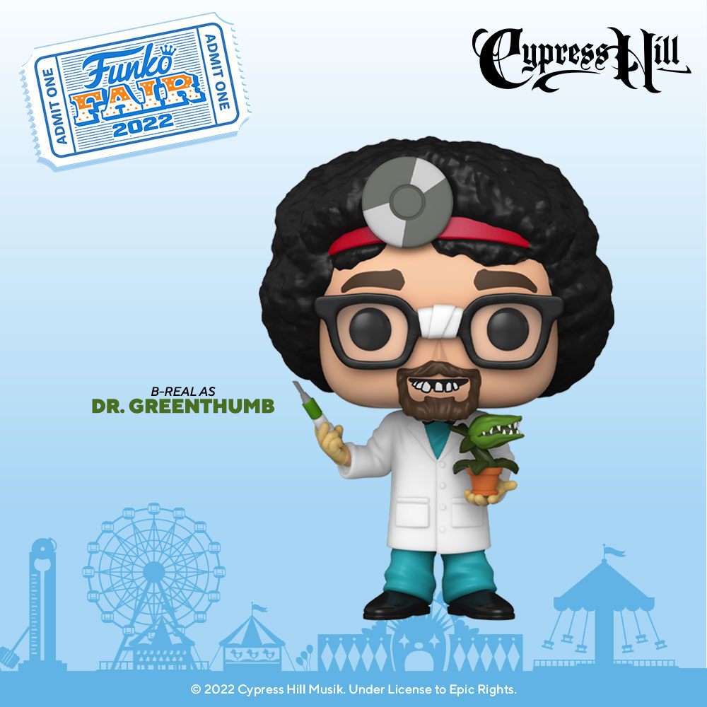B Real comes to POP with a Dr. Greenthumb figurine