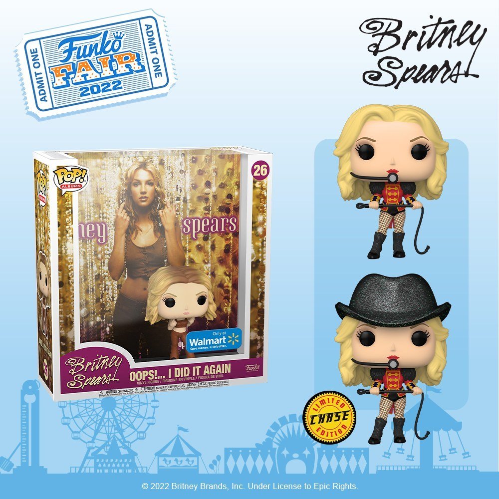 Three new Funko POP of Britney Spears