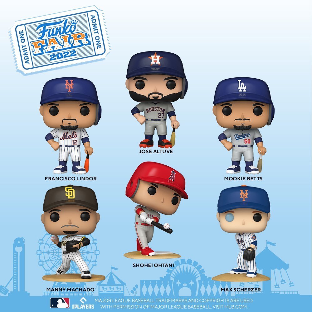 All the Funko POP MLB figures