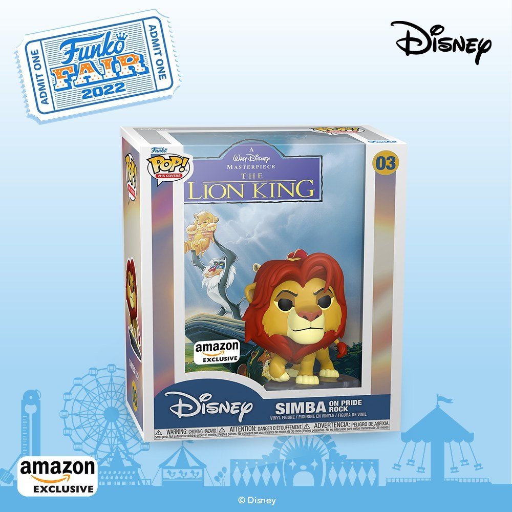The Lion King movie poster in Funko POP