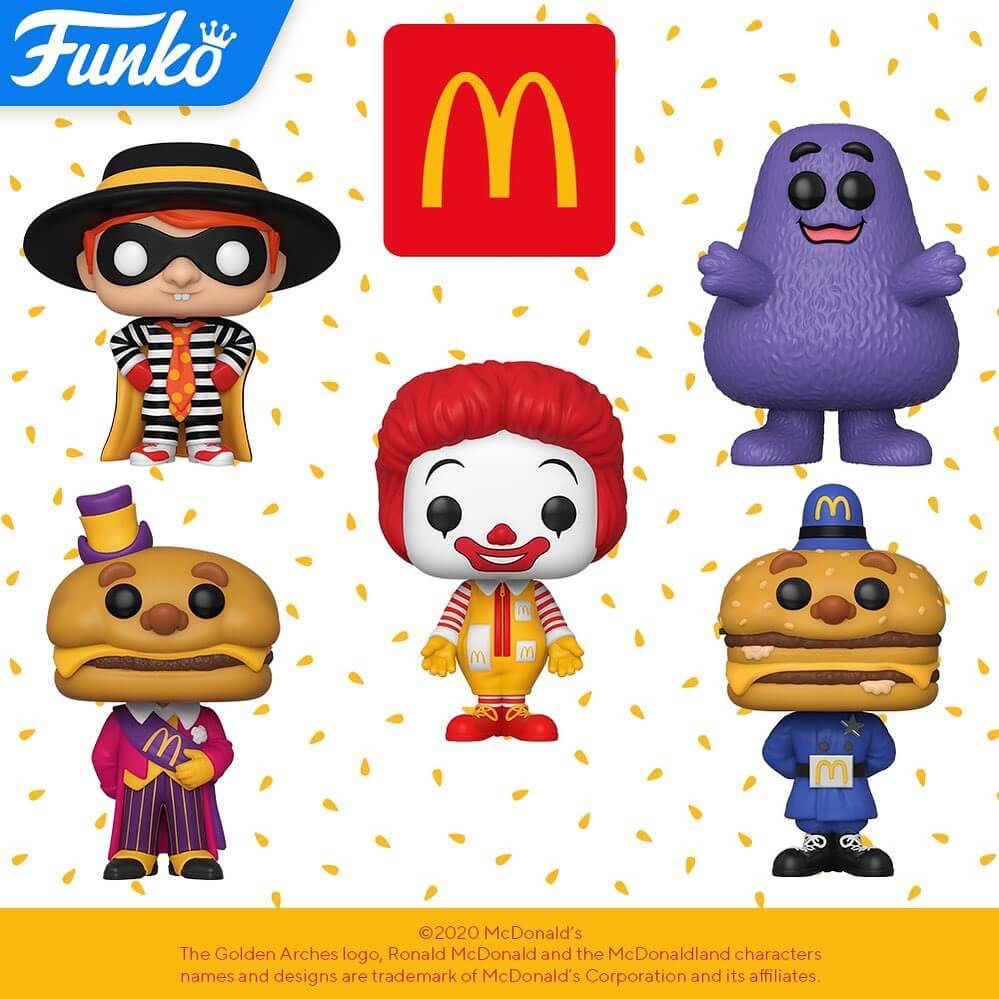 Funko reveals 5 POP Ad Icons from Mc Donald's