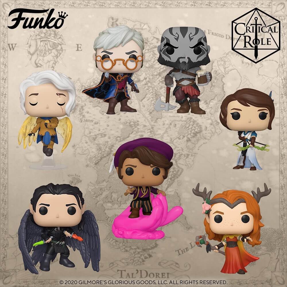 Critical Role Vox Machina characters in POP