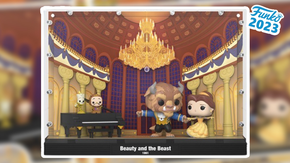 Funko unveils a POP Deluxe Moment of Beauty and the Beast waltzing along