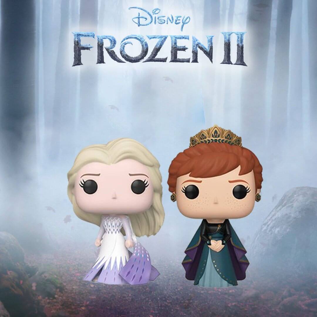 Two new POPs of Elsa and Anna from Frozen 2