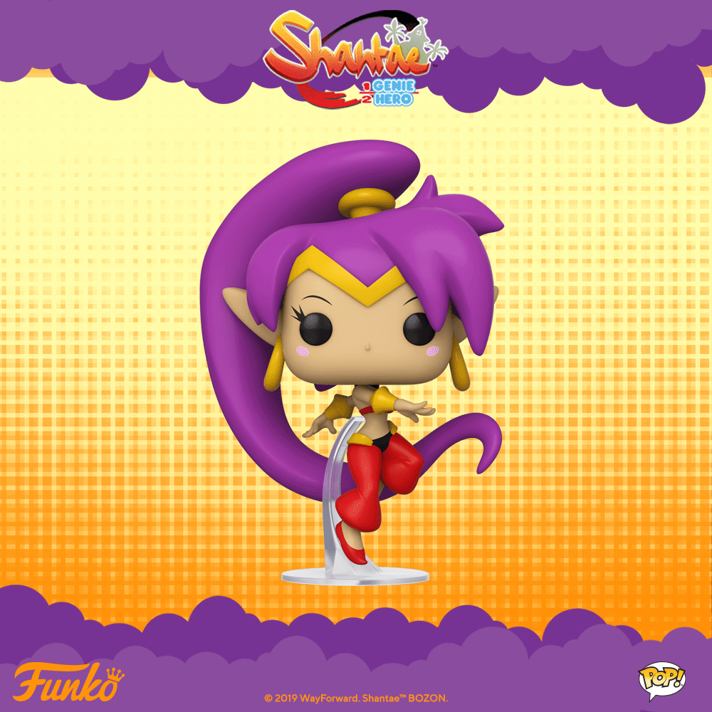 Shantae, the half genie has her POP action figure