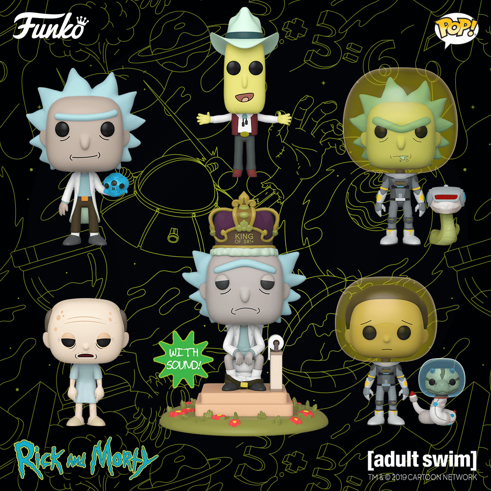 New Rick and Morty action figures