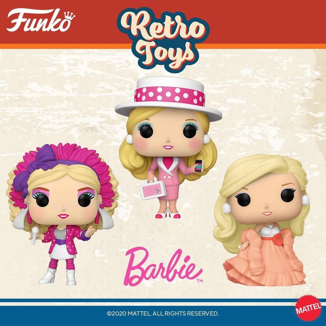 3 Barbie Funko POP