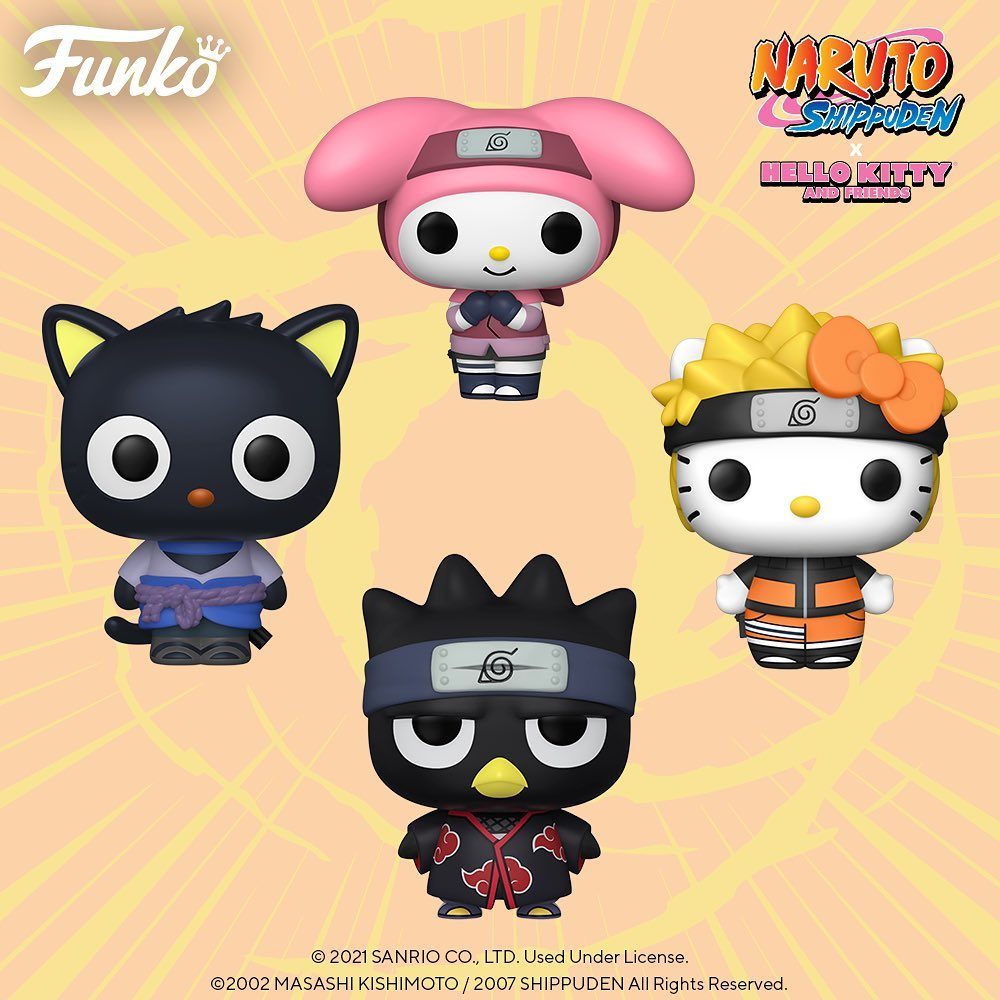 Funko Pop Hello Kitty, Chocolat, Badtz Maru, & My Melody 