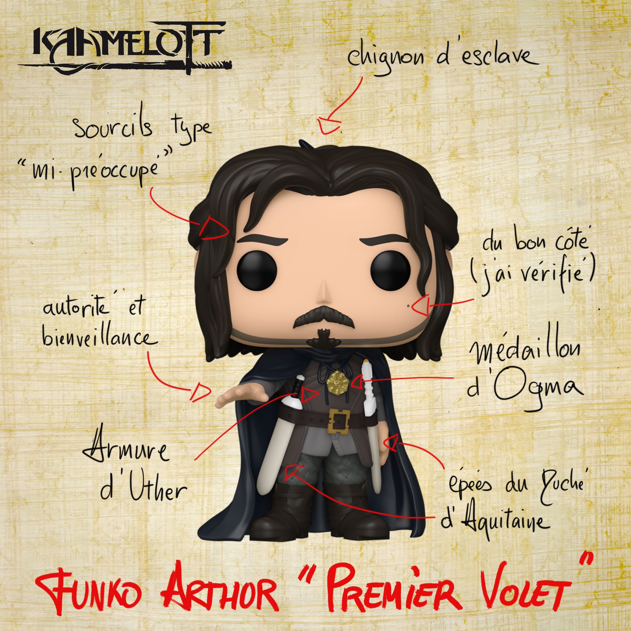 Alexandre Astier has made official the first POP of Kaamelott (french movie)