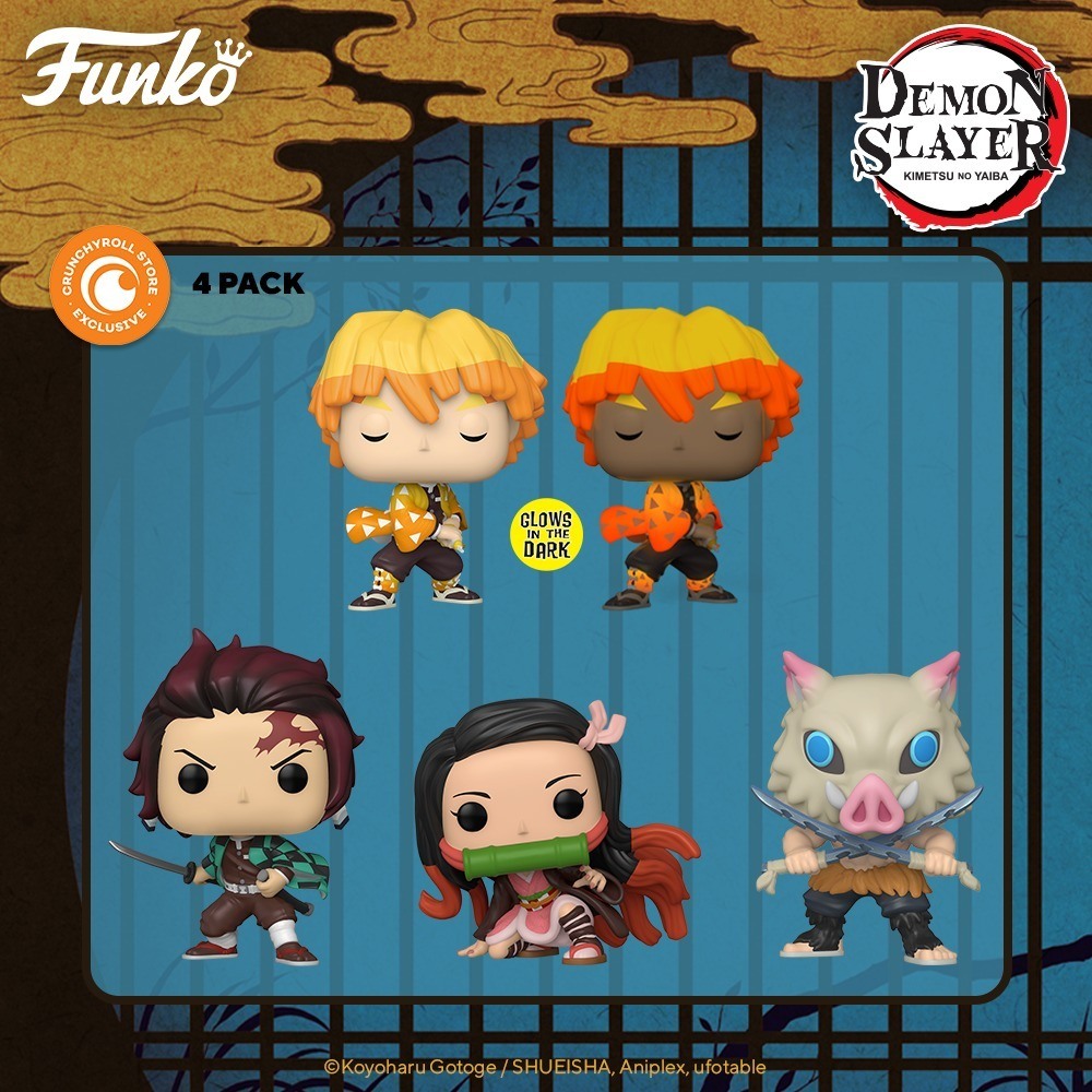 A 4 POP multipack of Demon Slayer