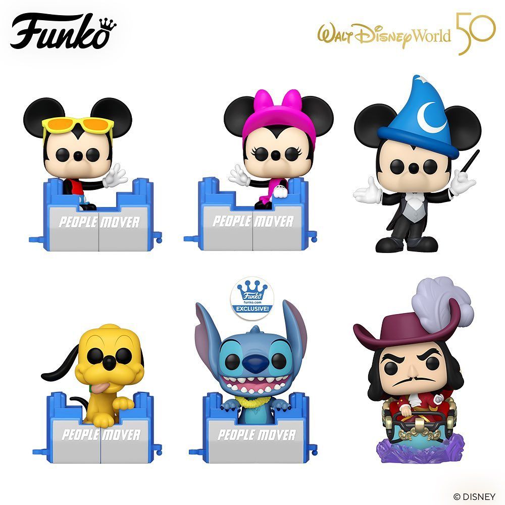 9 new POPs for the Disney World anniversary set POP! Figures