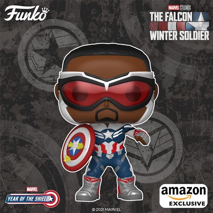 A new POP of Sam Wilson as Captain America