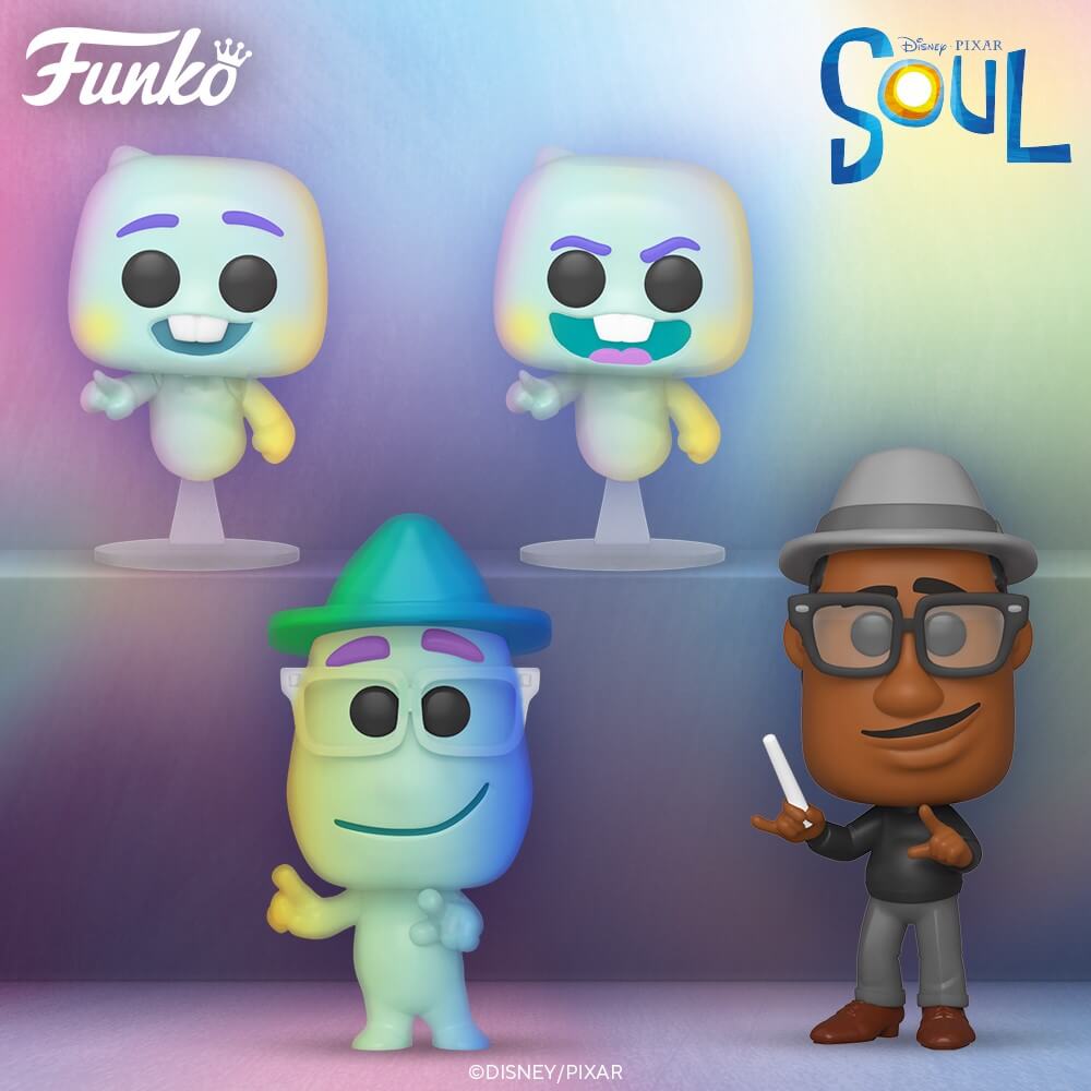 Les personnages de Soul (Disney Pixar) en POP