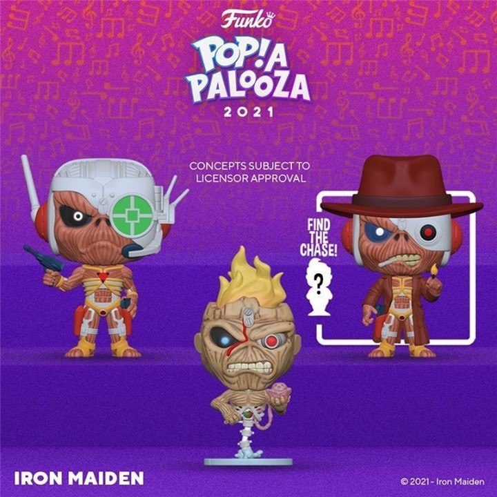 Eddie, the Iron Maiden mascot, is back in POP