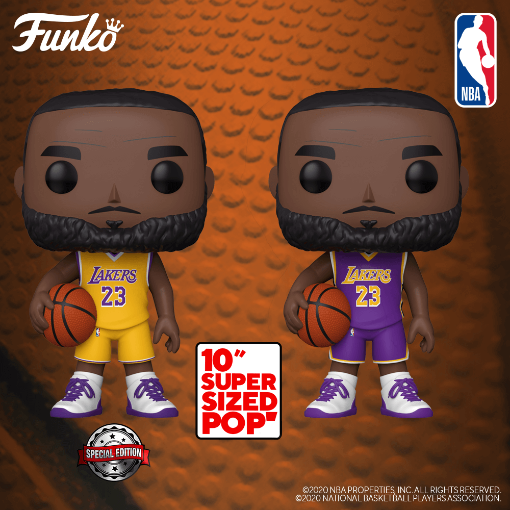 Coming Soon Funko POP Sport NBA with 2 supersized of LeBron James