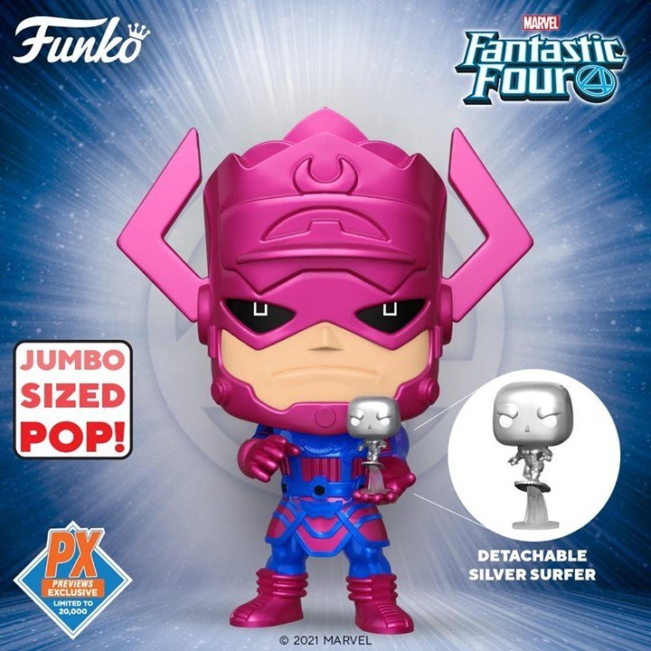 Galactus from Fantastic Four has its POP Supersized