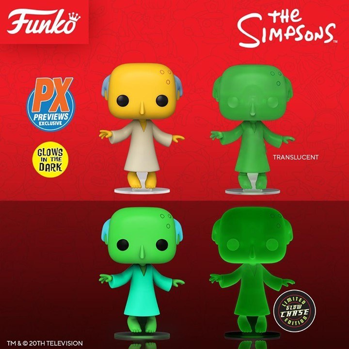 A Glow in the Dark POP of Burns in The Simpsons
