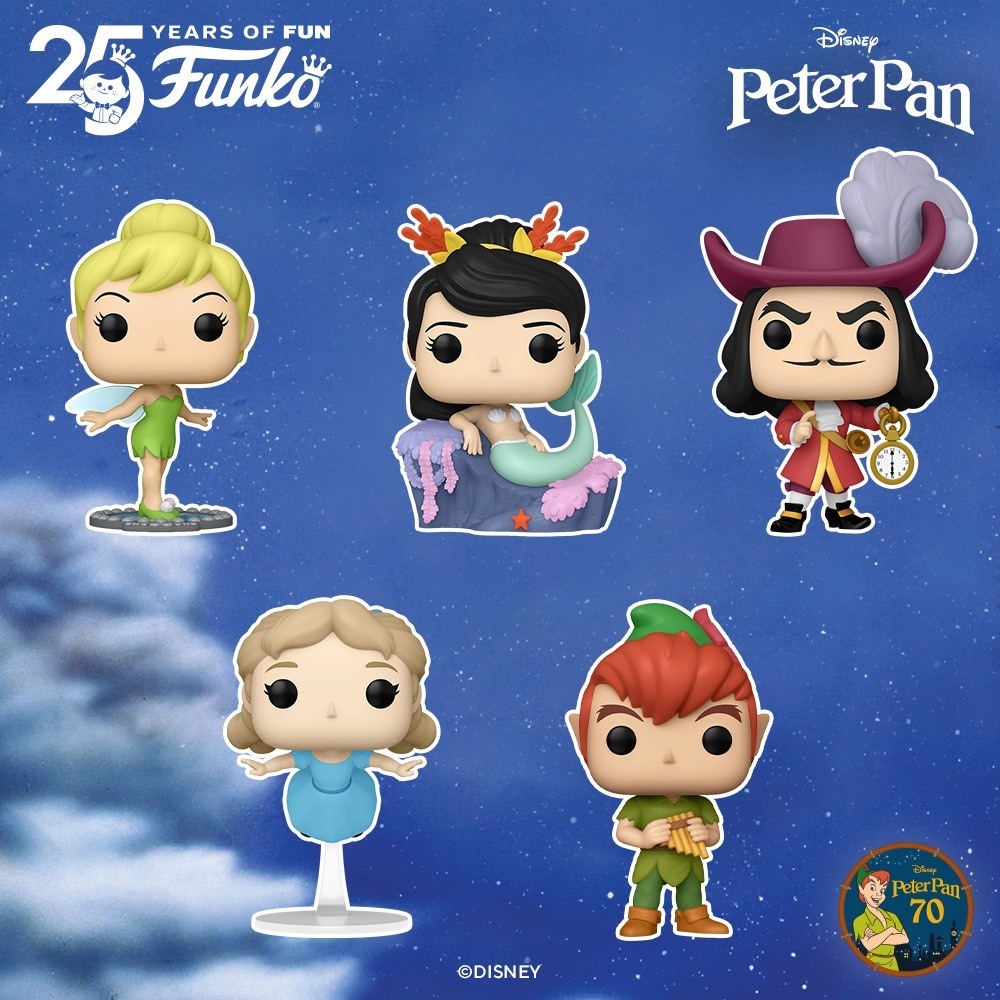 Funko unveils new POPs for the 70th anniversary of Peter Pan