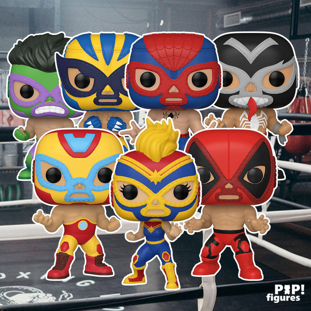 The POPs of Marvel Lucha Libre wrestlers