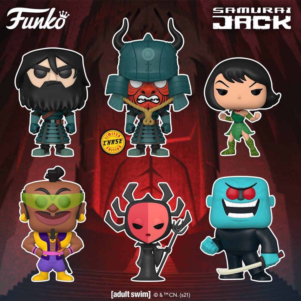 6 new  Funko POP Animation from Samurai Jack