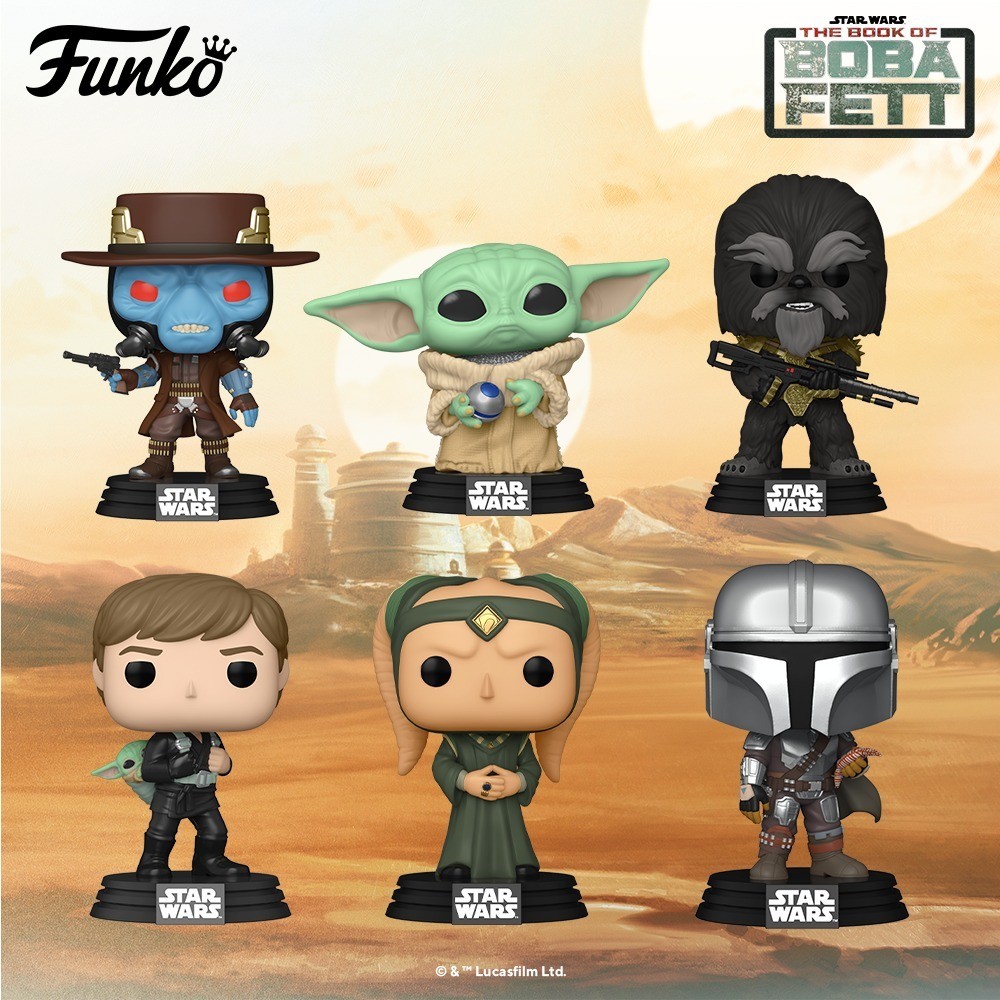 Flood of Star Wars Funko POP from the Book of Boba Fett (Latest Release)