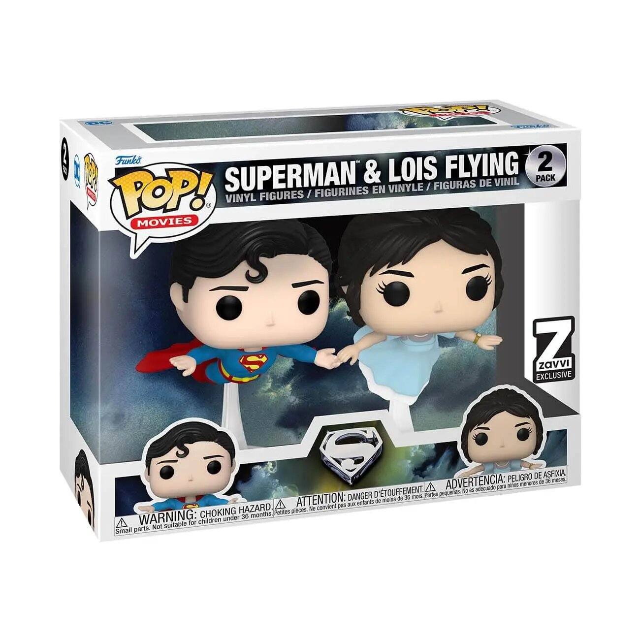 Superman and Lois flying Funko POP