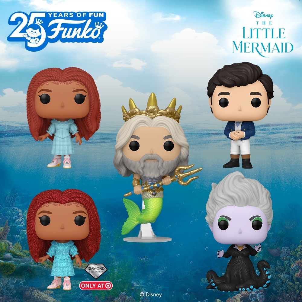 Funko unveils POPs from The Little Mermaid 2023 movie