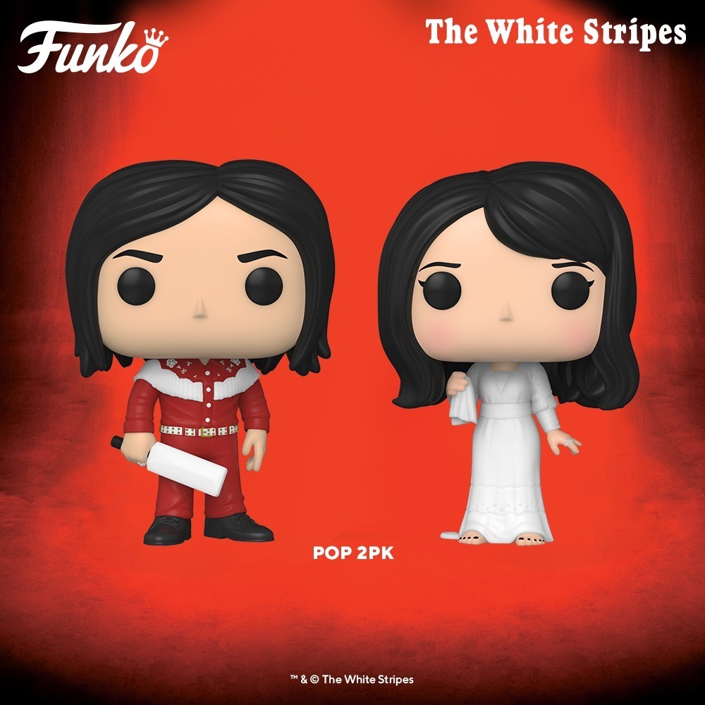 The White Stripes duo with Jack and Meg in POP