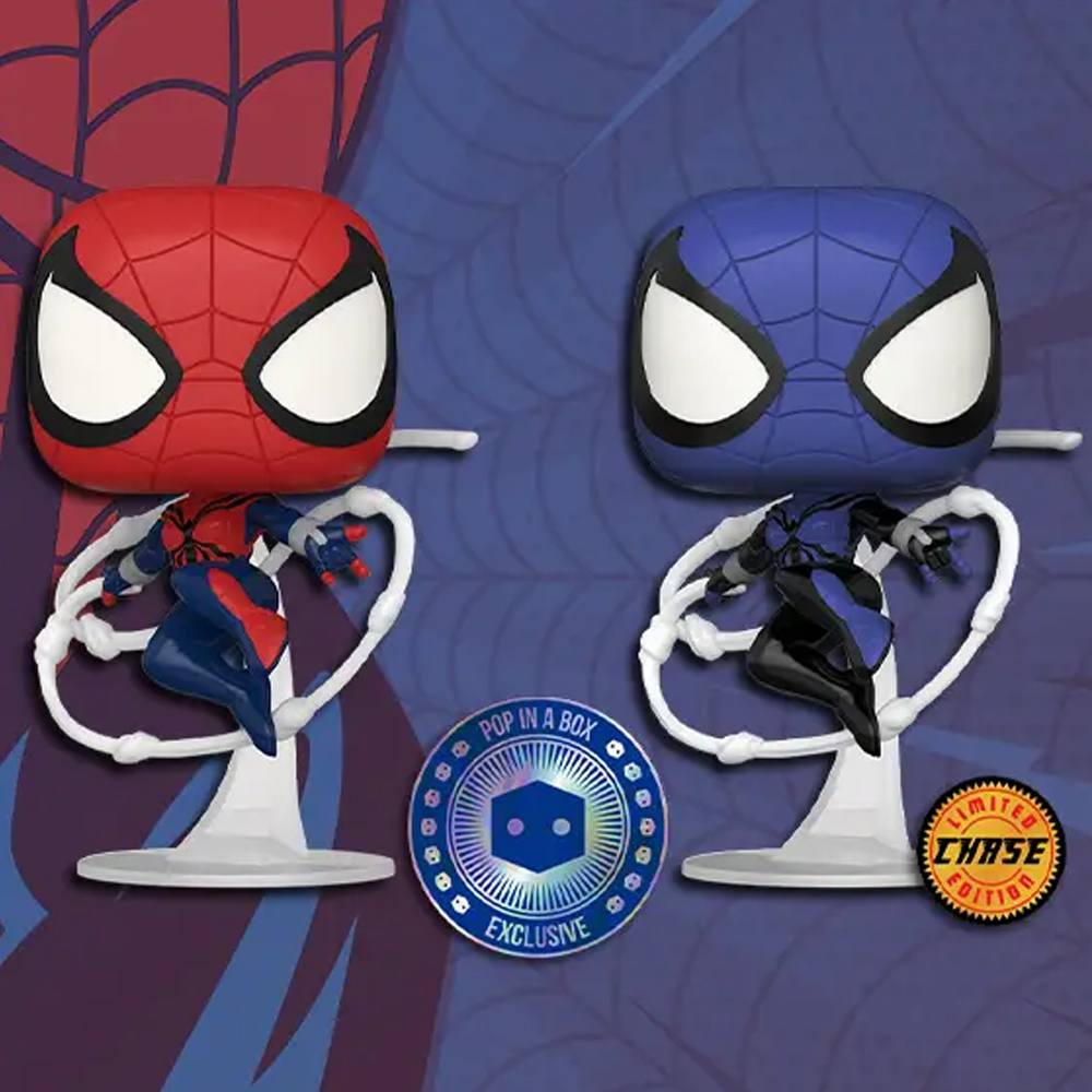 An exclusive POP of Spider Girl with a Chase