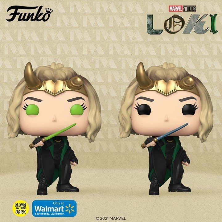 Two POPs of Sylvie from the Loki series