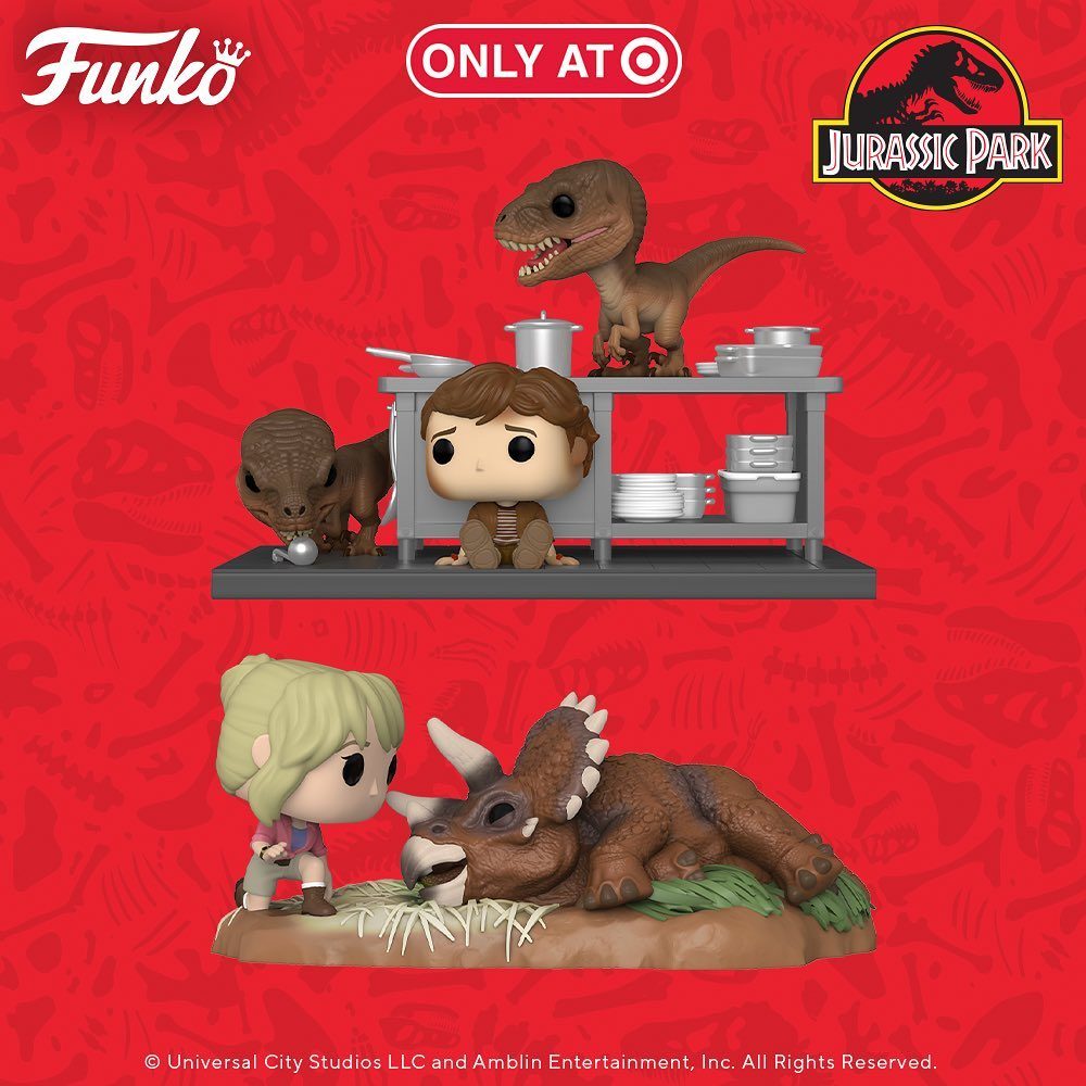 Two Movie Moment Funko POP from Jurassic Park