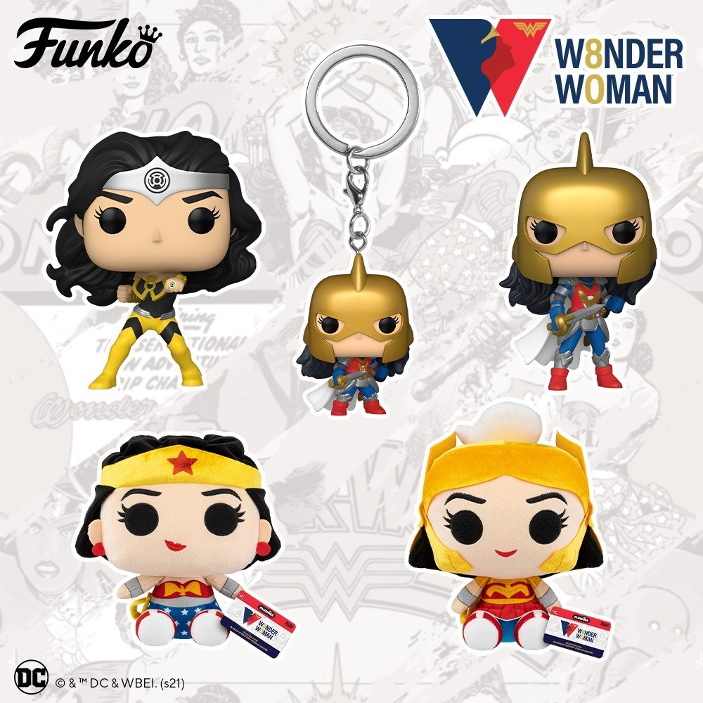 Two new POPs for Wonder Woman's 80th birthday