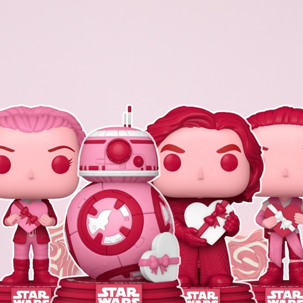 Star Wars Valentines Series 3 Complete Set (4) Funko Pop! - CLARKtoys